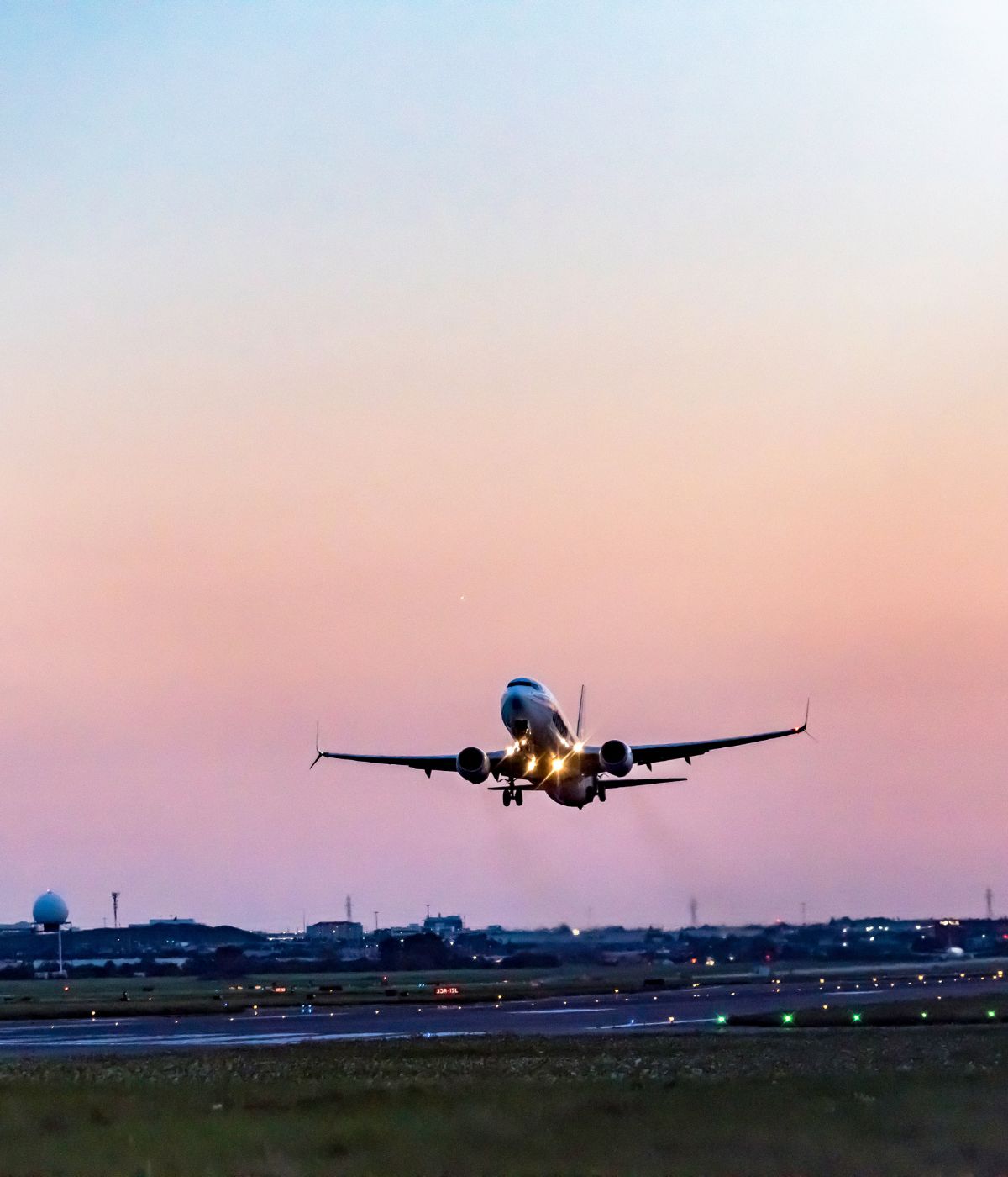 1 Broken Airplane Exit Row Light Gone Wrong 4 airplane taking off